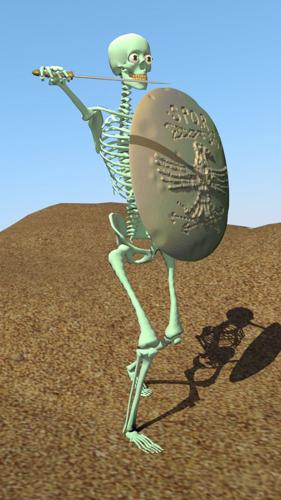 Fully Rigged Skeleton preview image